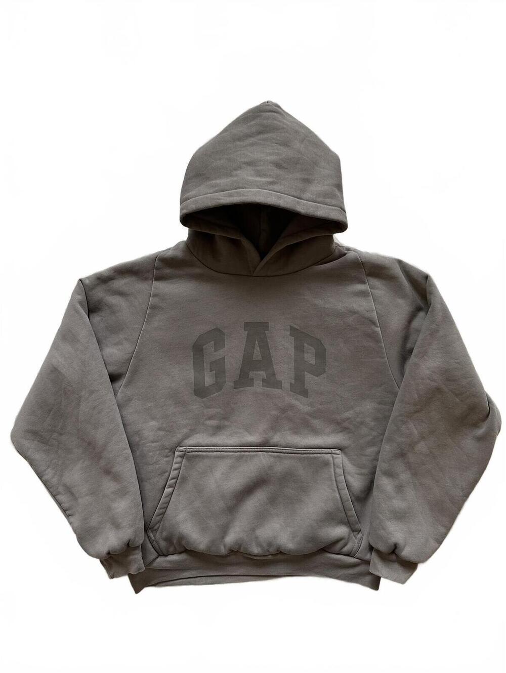 RARE Yeezy Gap Balenciaga Shrunken Dove Hoodie "Beige" M